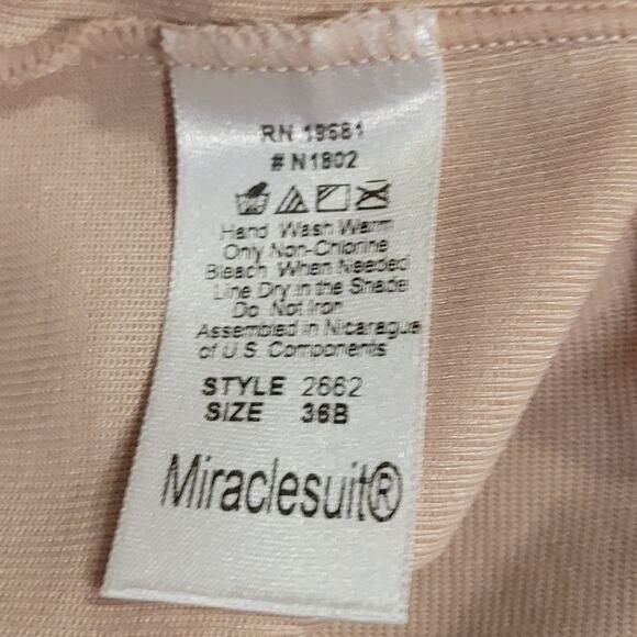 Miraclesuit 2662 Bodybriefer 36B Extra Firm Control Strapless Convertible - Picture 7 of 8